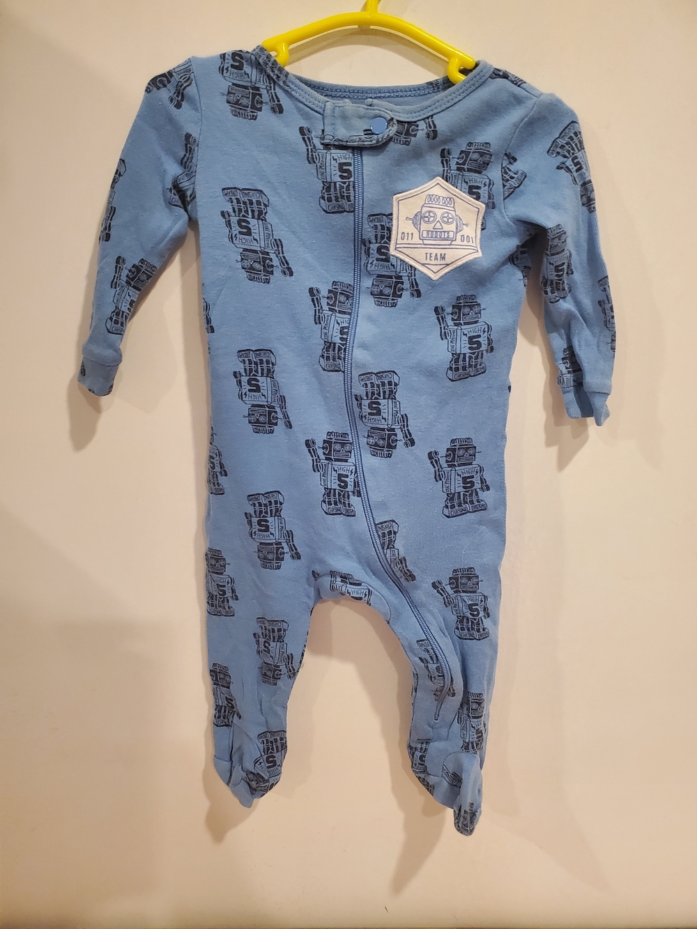 Joe Fresh 3-6 Month Light Blue Baby Footie